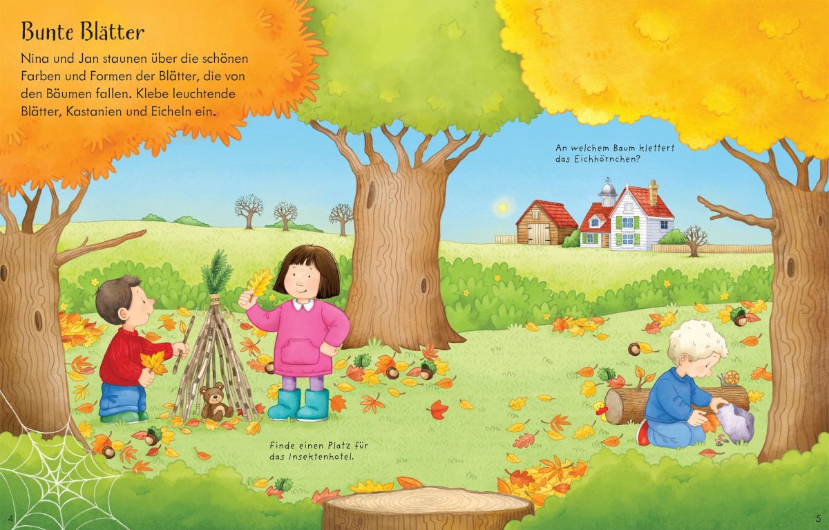 Mein erstes Stickerbuch: Der Herbst ist da! 3+