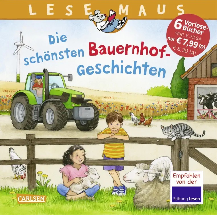 Lesemaus Sammelband: Die schönsten Bauernhof-Geschichten 3+