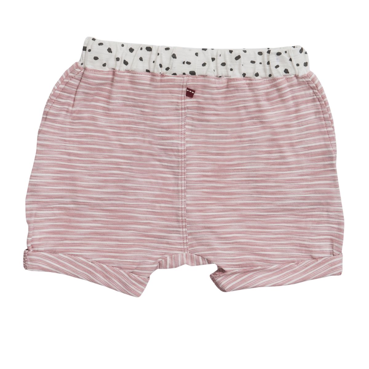 Kindershorts rosa geringelt - 74-80