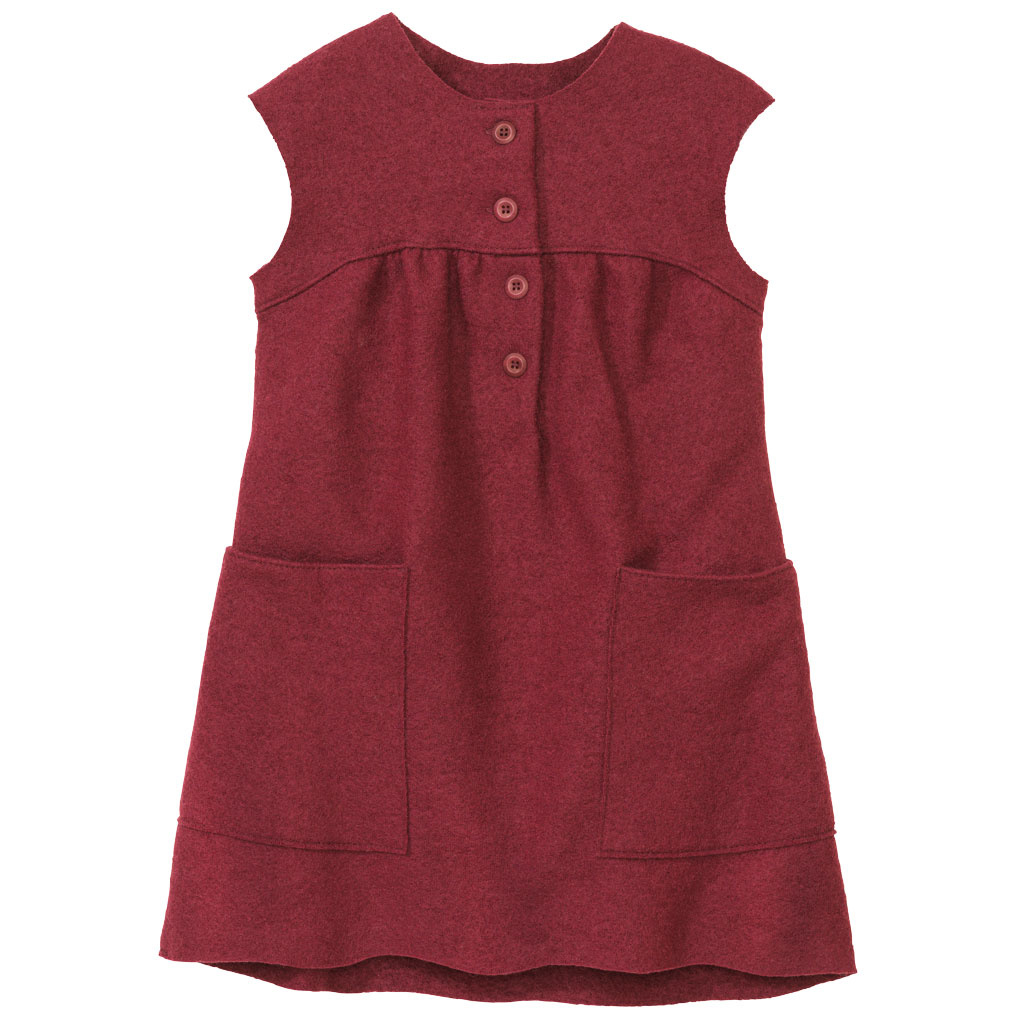 Disana Walkkleid cassis Gr. 86-92