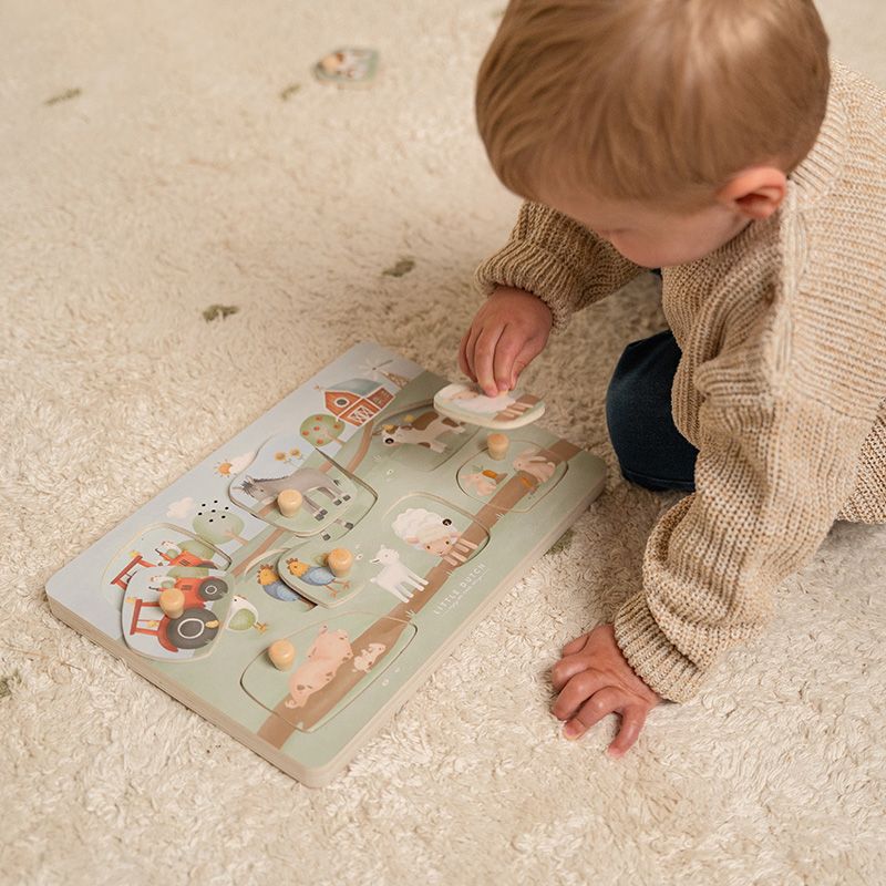 Sound-​Greif-Puzzle Little Farm - Little Dutch