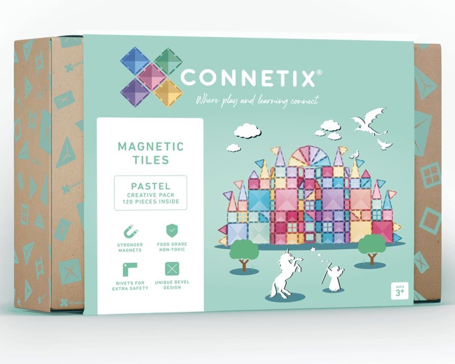 CONNETIX PASTEL Creative Pack Magnetbausteine 120-teilig