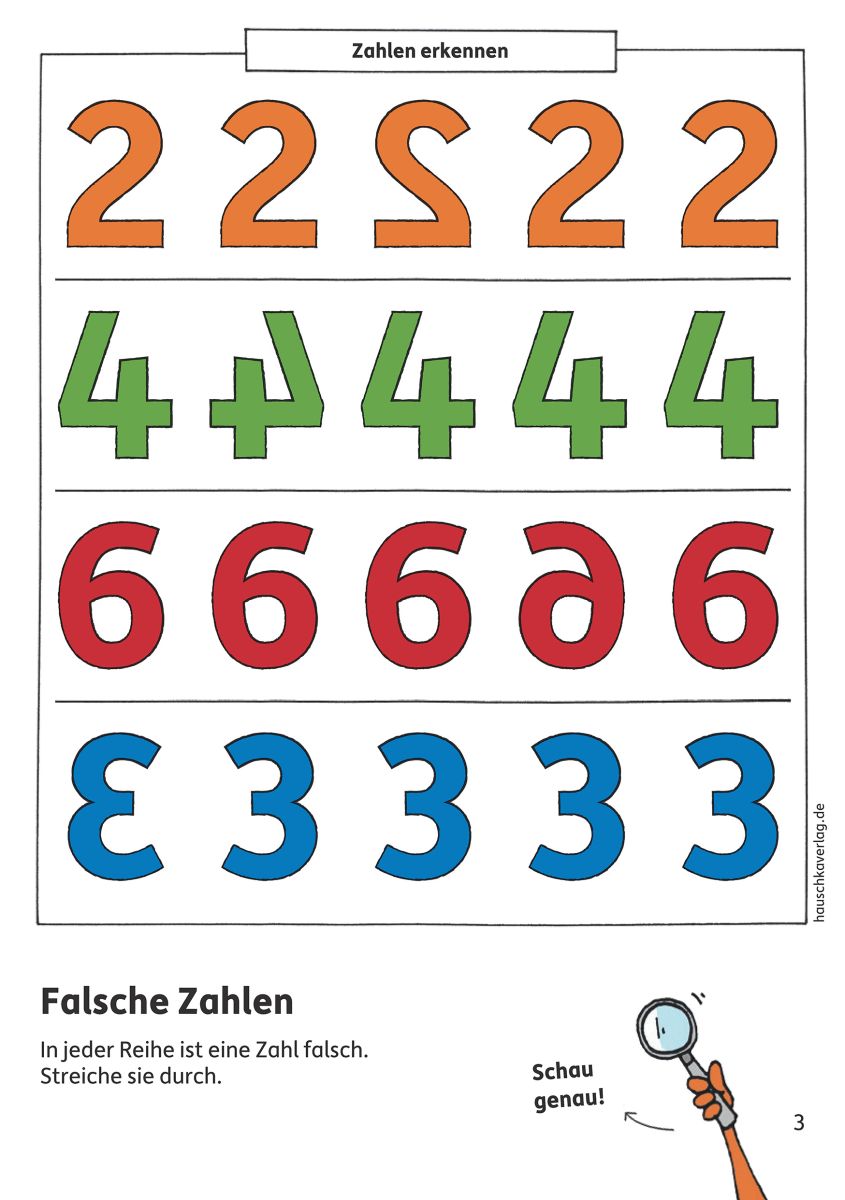 Vorschulblock - Zahlen und Mengen - Hauschka Verlag 5+