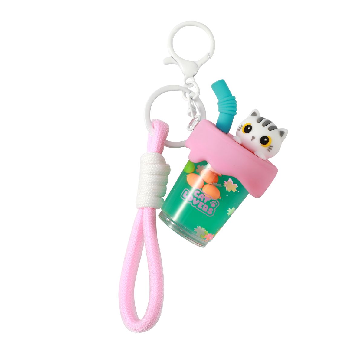 iTotal - Bubble Tea Schlüsselanhänger (verschiedene Designs, 1 Stück)