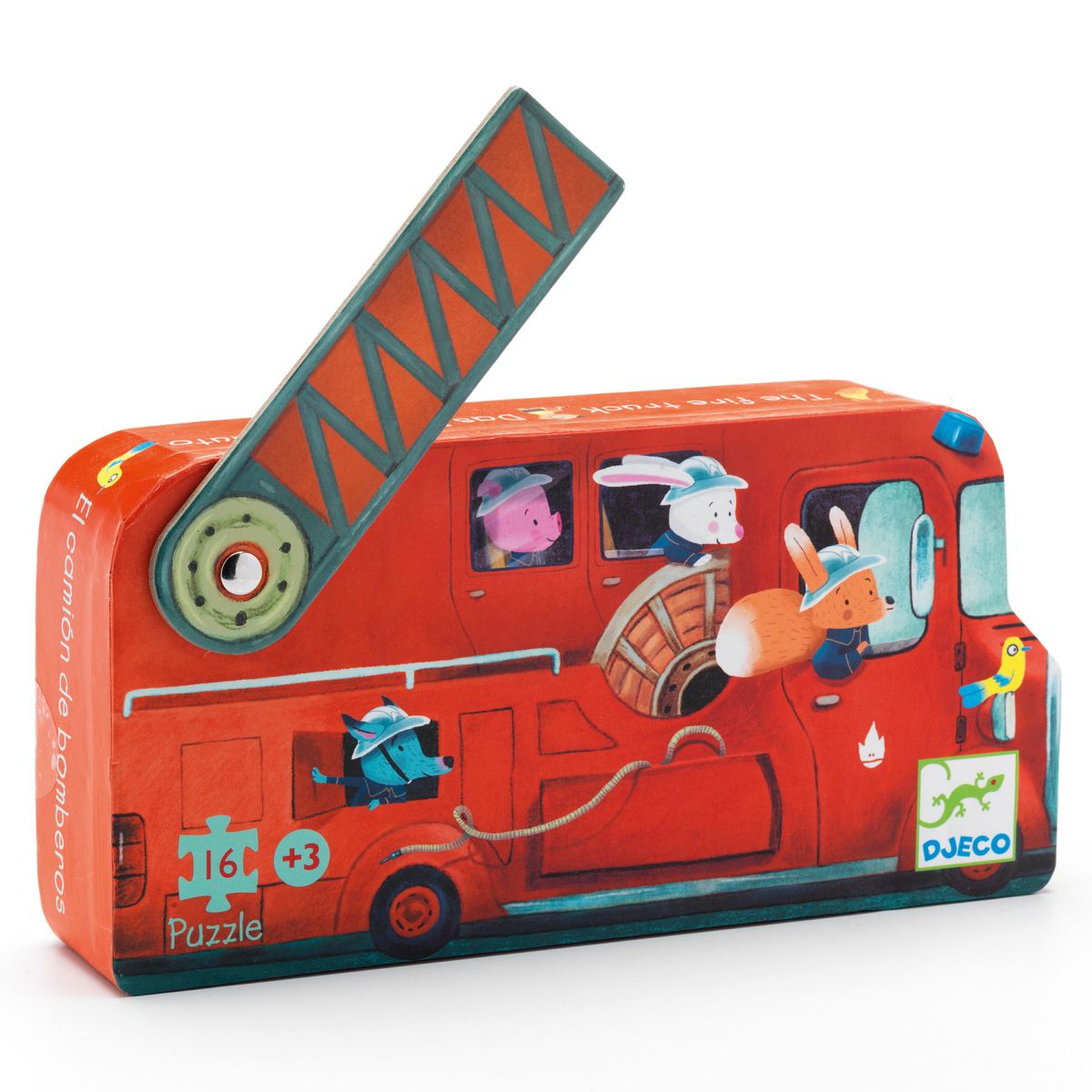 Puzzle Feuerwehr (16 Teile) - Djeco