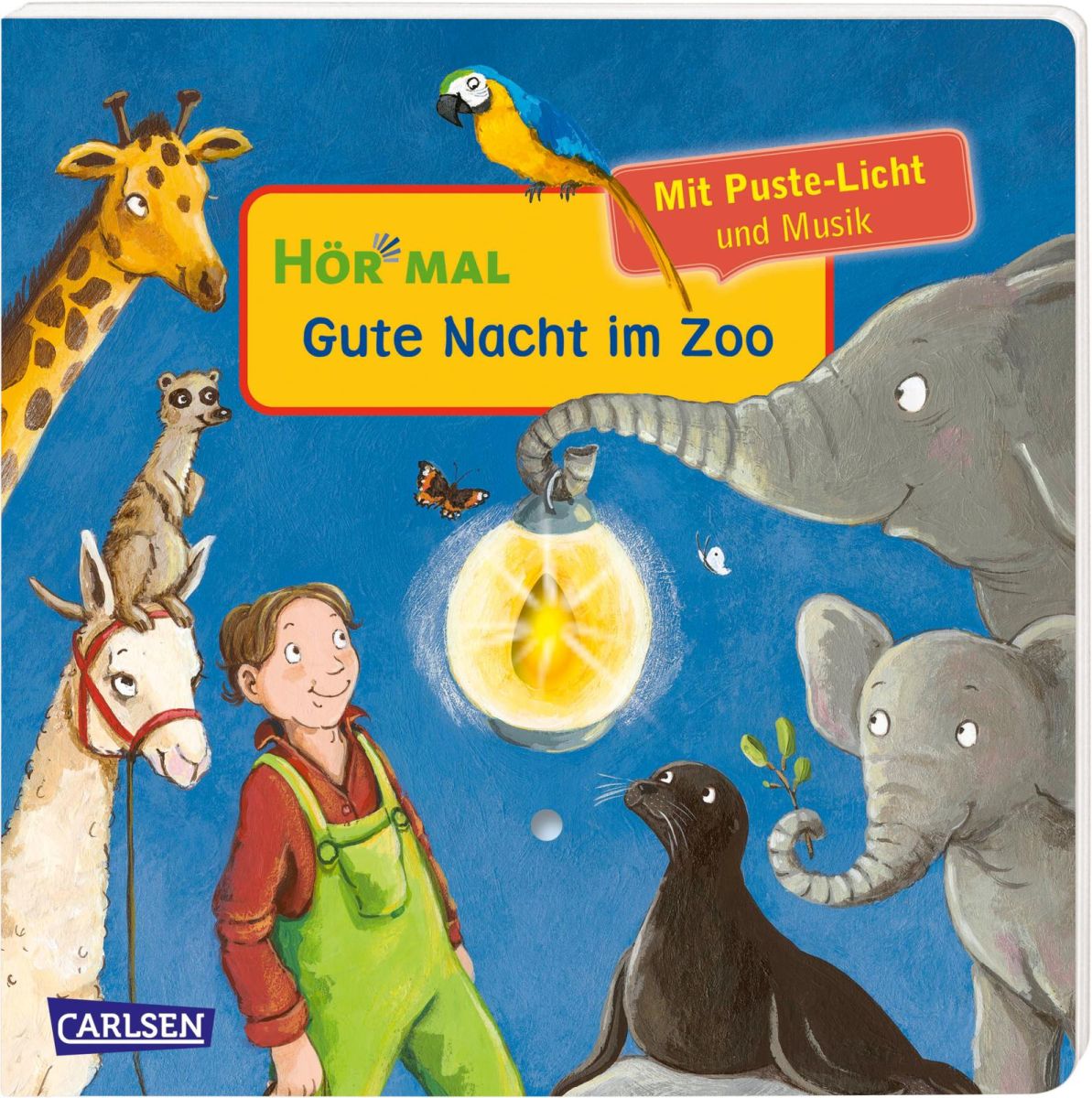 Hör mal: Gute Nacht im Zoo (mit Puste-Licht) 2+