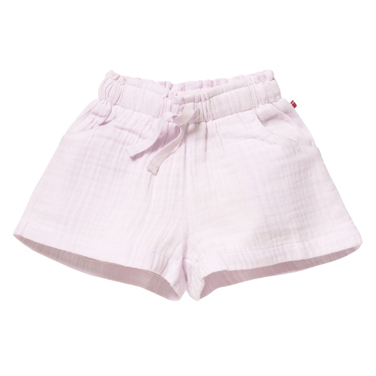 Musselin-Shorts blassviolett GOTS - 86-92