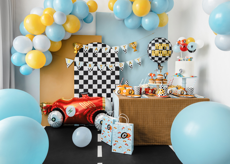 Geschenktüte Autos 18 cm - Party Deco