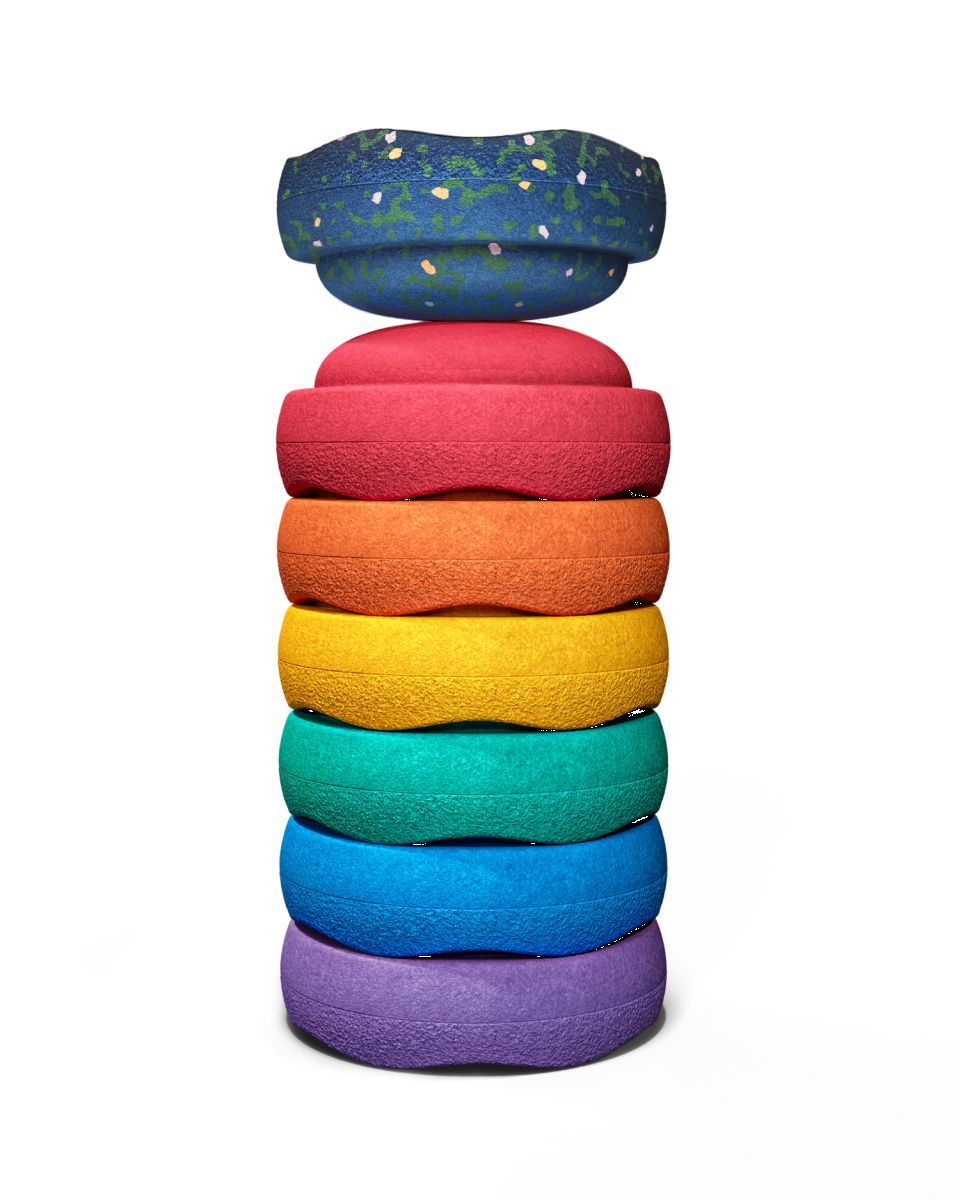 Stapelstein® Spring Special Mini Rainbow Classic (6 +1 gratis)