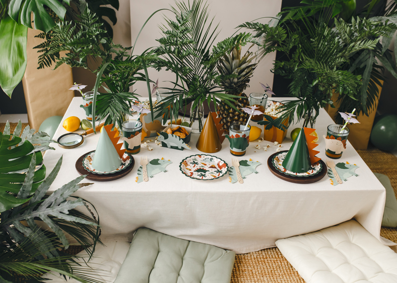 Servietten Triceratops Dinosaurier (12 Stk.) - Party Deco