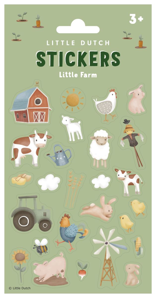 Stickerbogen Little Farm - Little Dutch