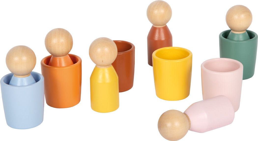 Montessori Sortierbecher mit Figuren - Small Foot