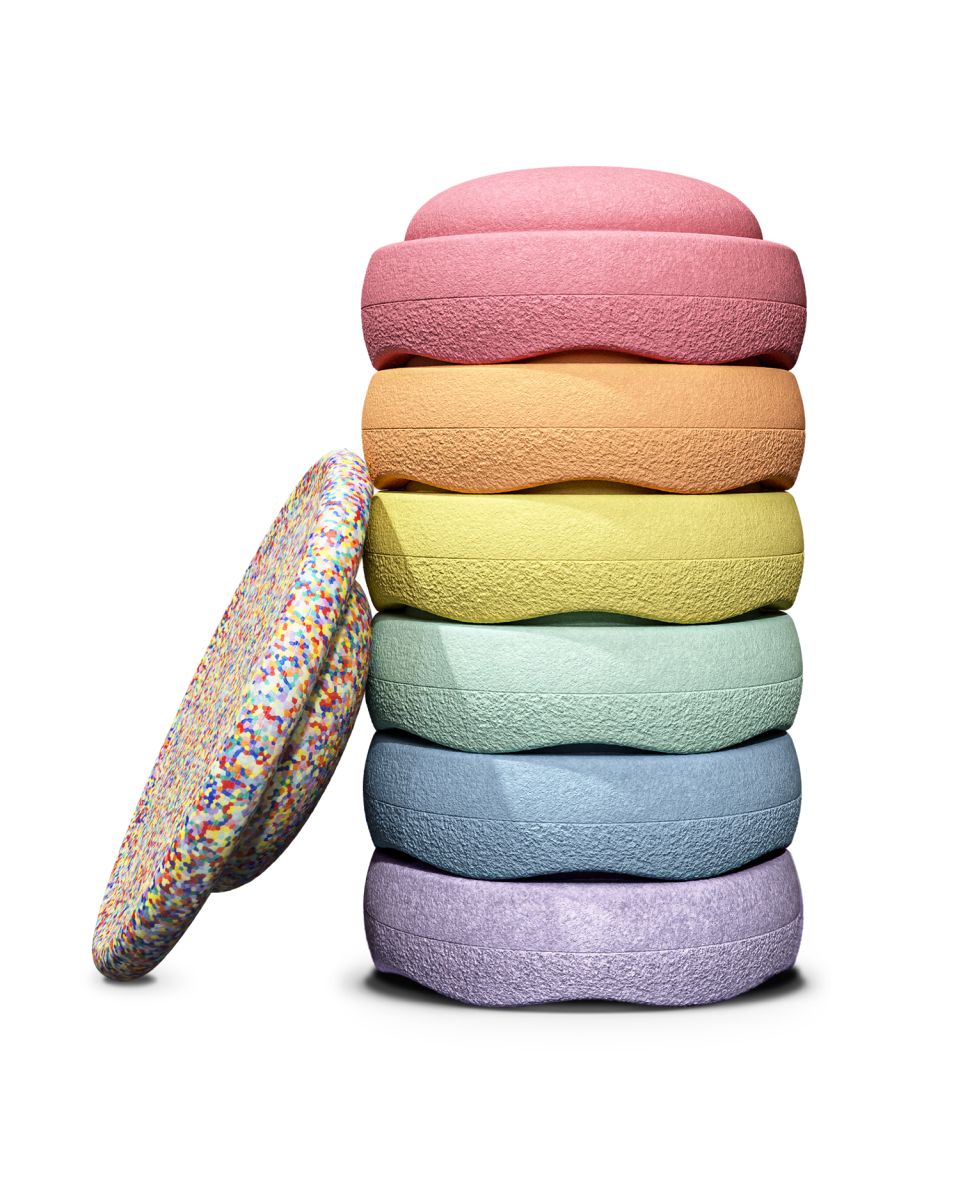 Stapelstein® Rainbow Set Pastel (6+1)