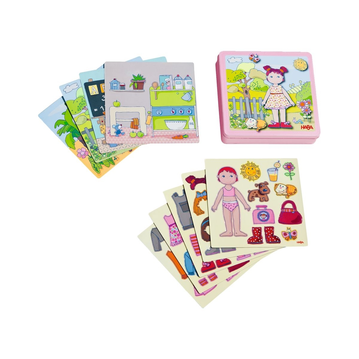 HABA Magnetspiel-Box Anziehpuppe Lilli