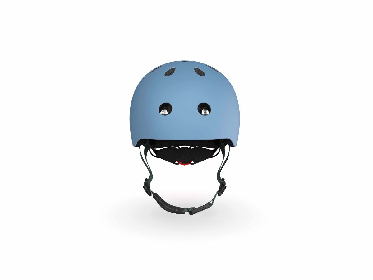 Babyhelm XXS-S steel - blau (45-51cm) - Scoot and Ride