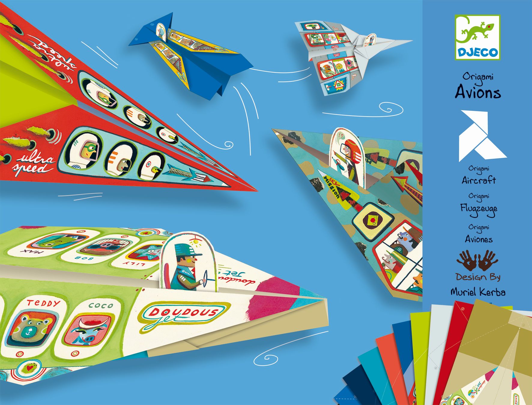 Origami Flugzeuge - DJECO