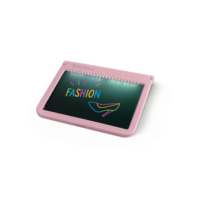 Kidydraw PRO Leuchtende Designtafel rosa "Fashion" - Kidywolf