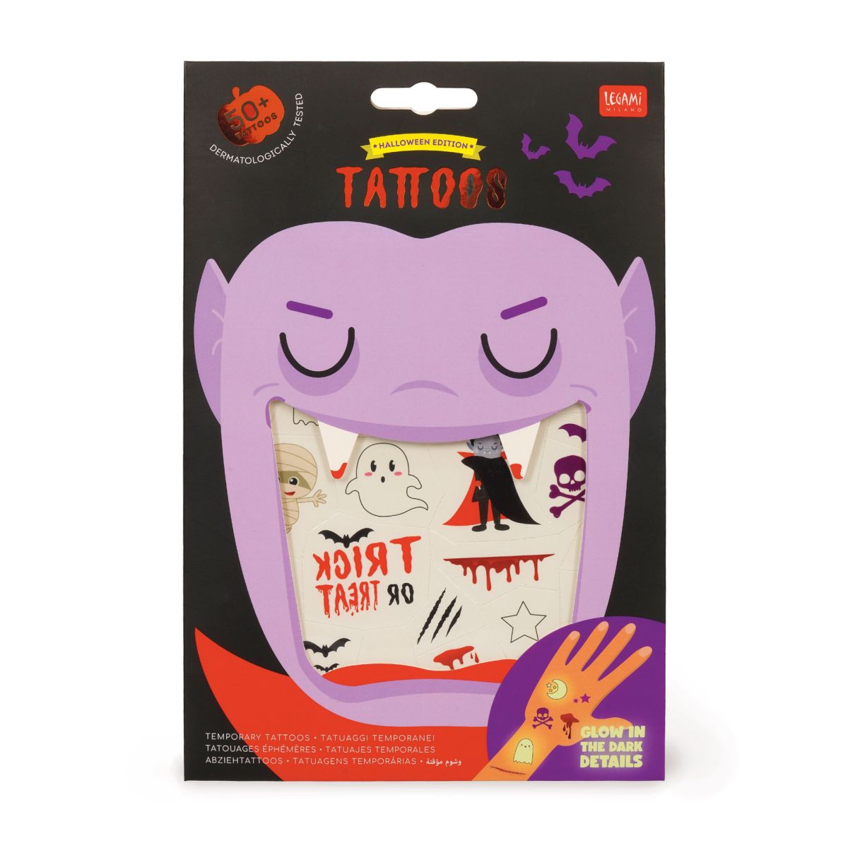 Halloween Abziehtattoos - Legami