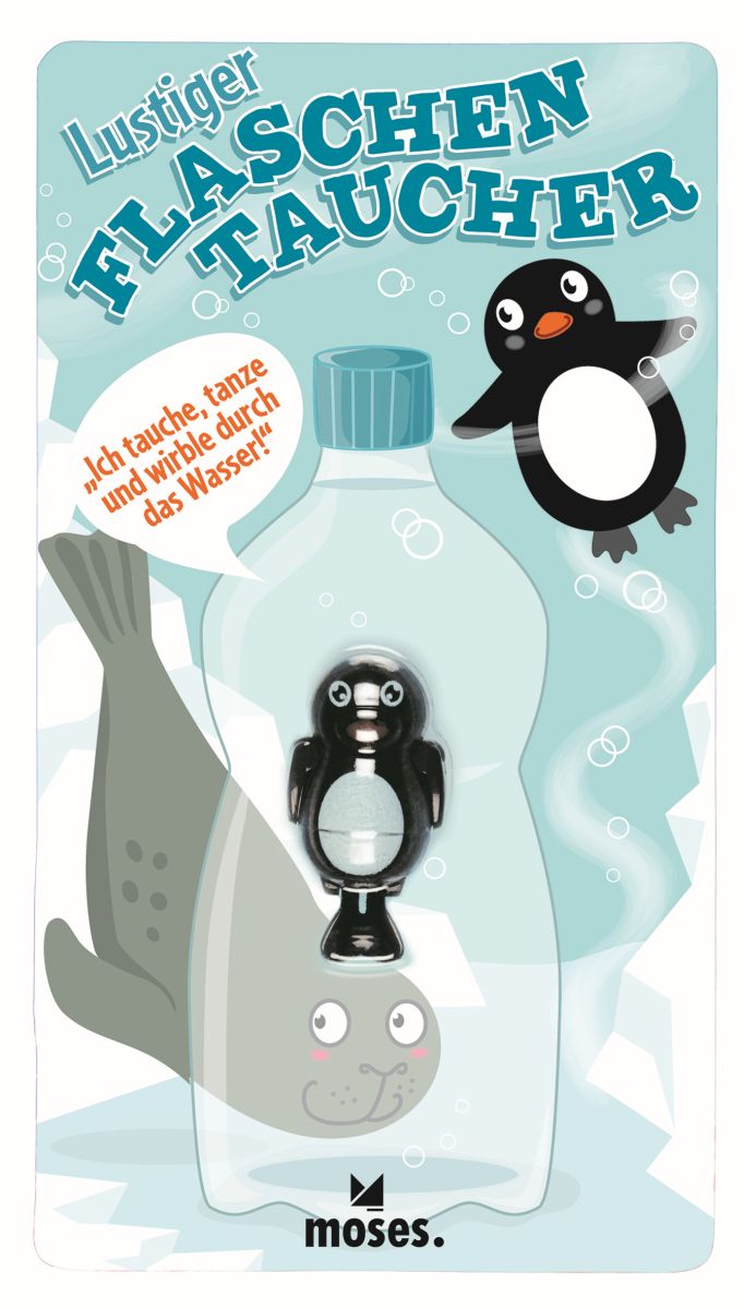 Flaschentaucher Pinguin ODER Robbe ( 1 Stück)