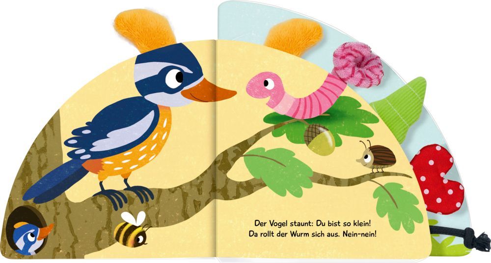 Fühl mal, wer ist da? Kribbelkrabbel - Registerbuch (Fühlen & begreifen) 18M+