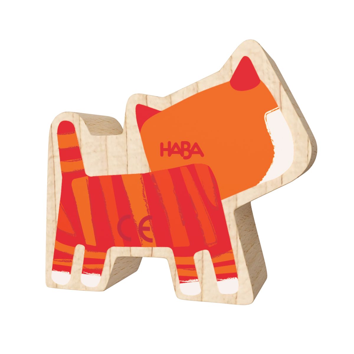 Katze Karo, orange - HABA Meine erste Bausteinwelt