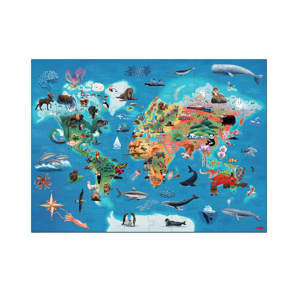 HABA Puzzle Weltkarte
