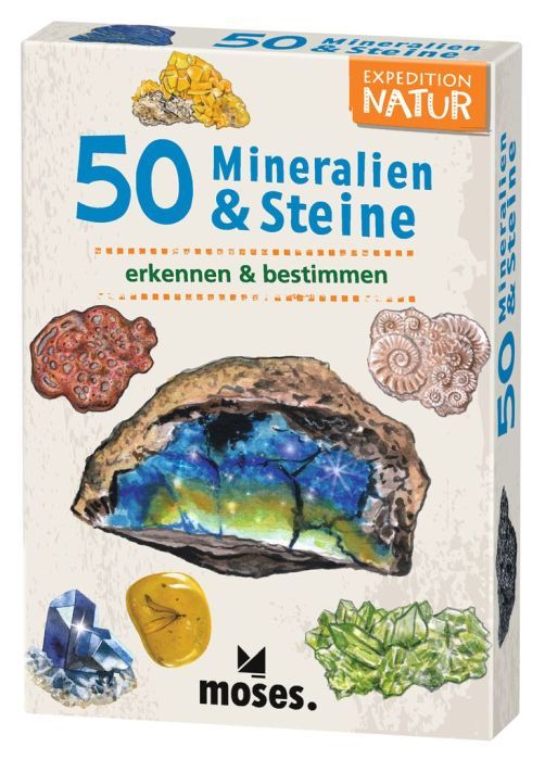 Expedition Natur 50 Mineralien & Steine - Moses