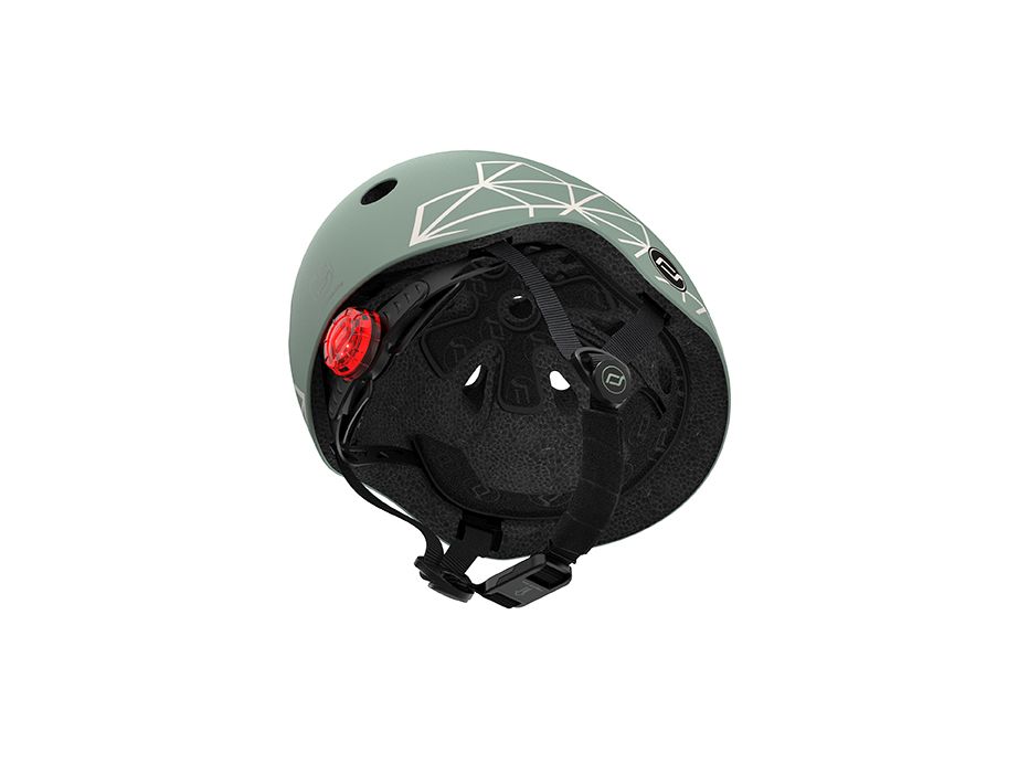 Babyhelm XXS-S Graphics green lines (45-51cm) - Scoot and Ride