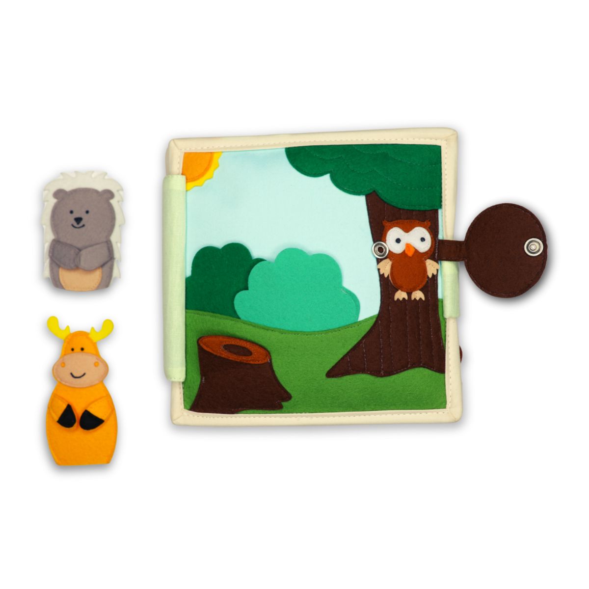 Mini Quiet Book Tierfreunde (ab 12 Monate)- Jolly Designs