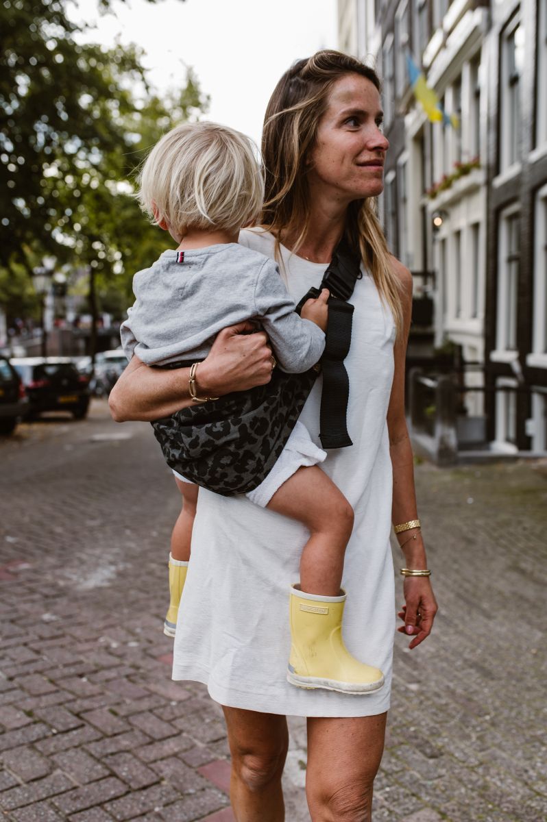 Wildride Toddler Trage Leopard Print Grey