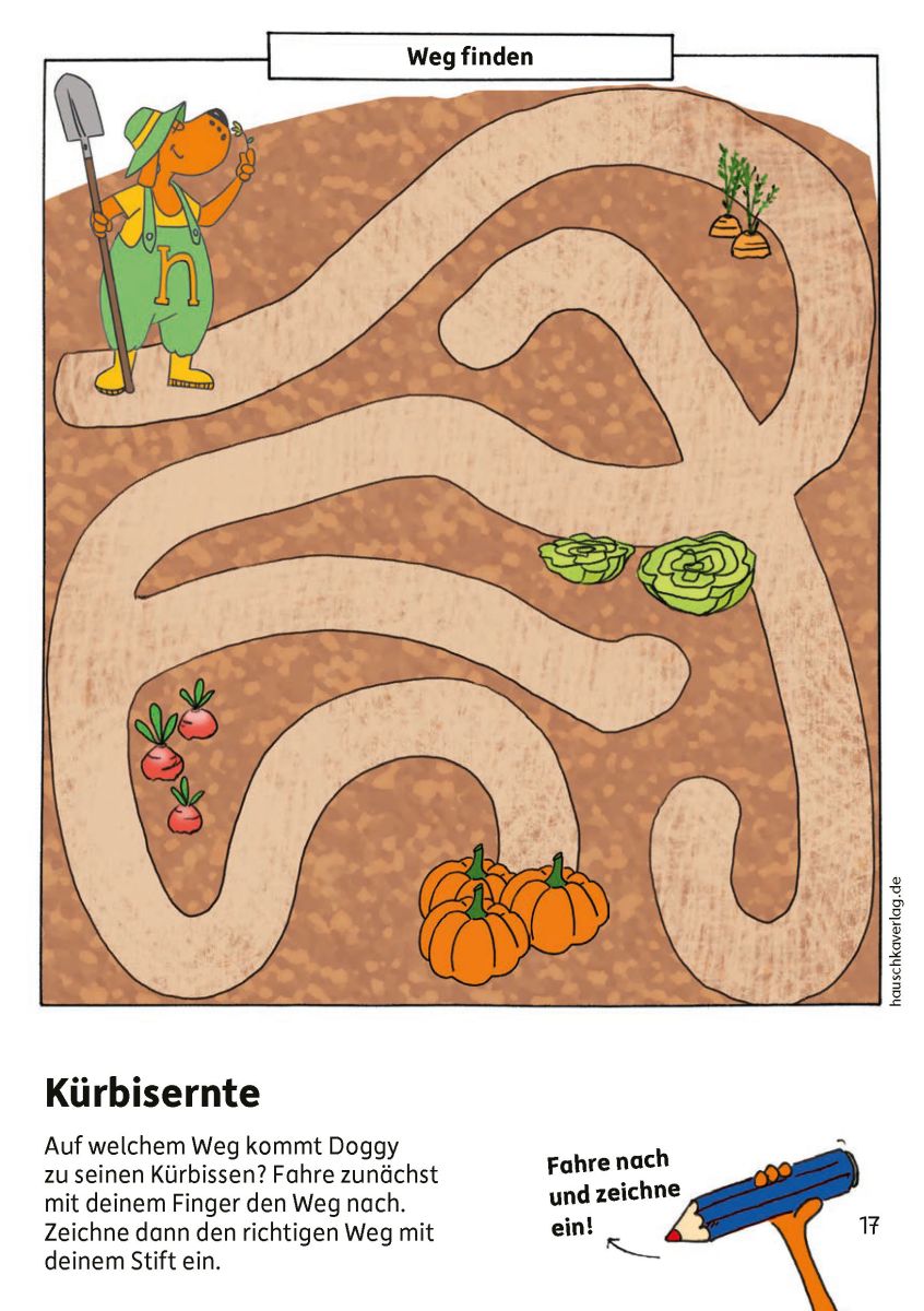 Kindergartenblock – Konzentration, Logik, Feinmotorik  - Hauschka Verlag 3+