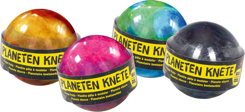 Planeten Knete - Wild+Cool (verschiedene Designs, 1 Stück)