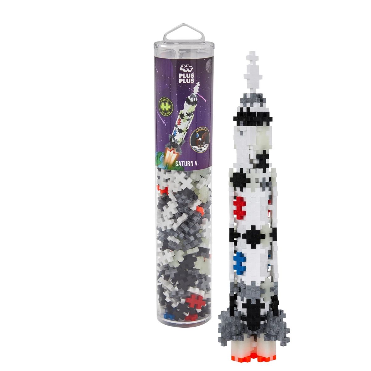 PLUS PLUS Mini-Bausteine Saturn V Rakete (240 Stück)