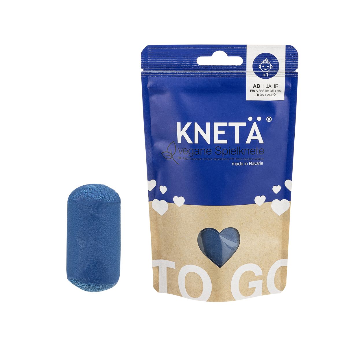 Knetä Vegane Spielknete Blau 100g Beutel