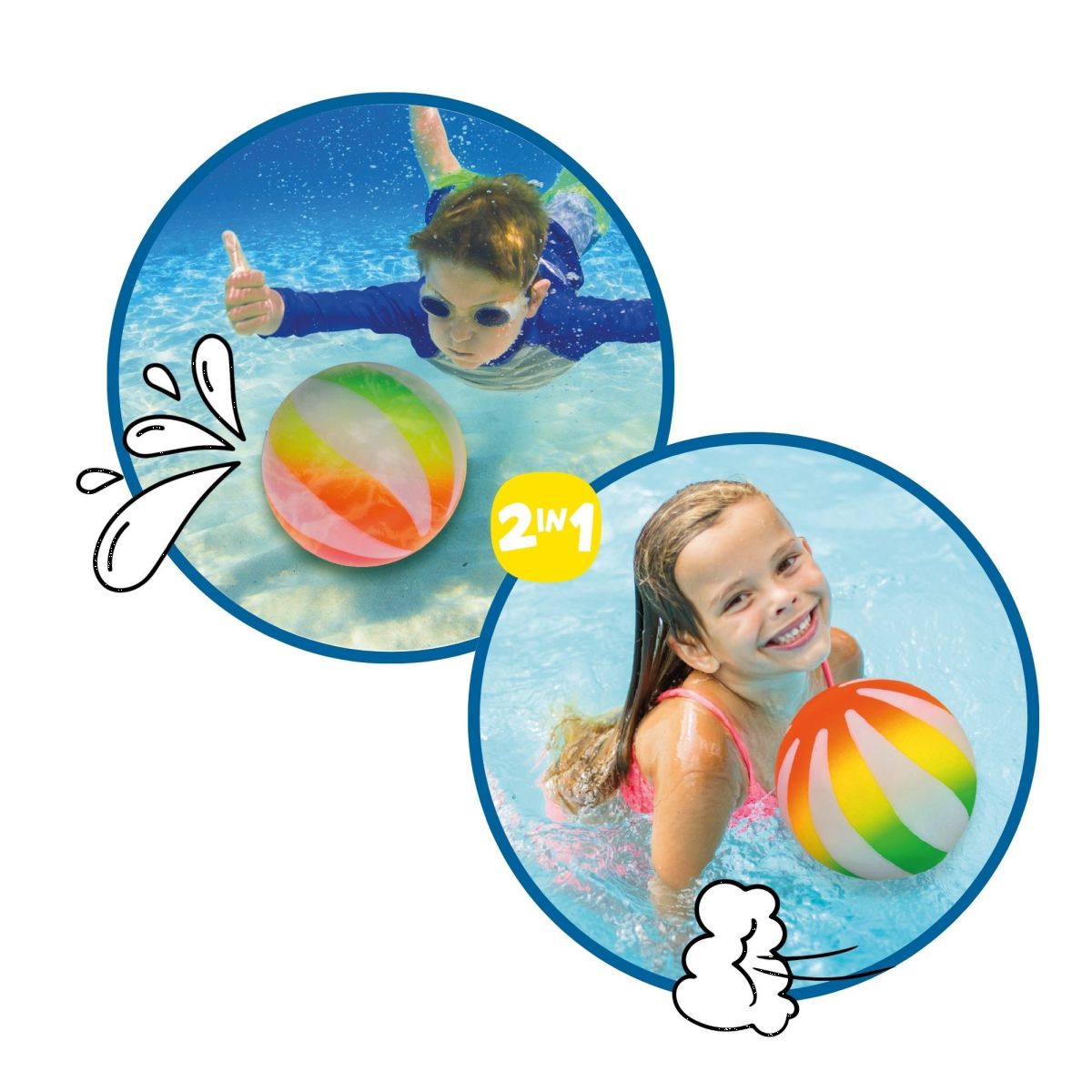 2in1 Tauch- und Wasserball - Alldoro