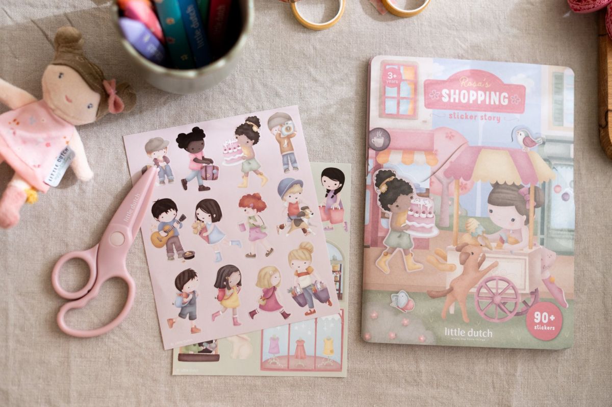 Sticker Set Rosa & Friend Sticker Story - Little Dutch