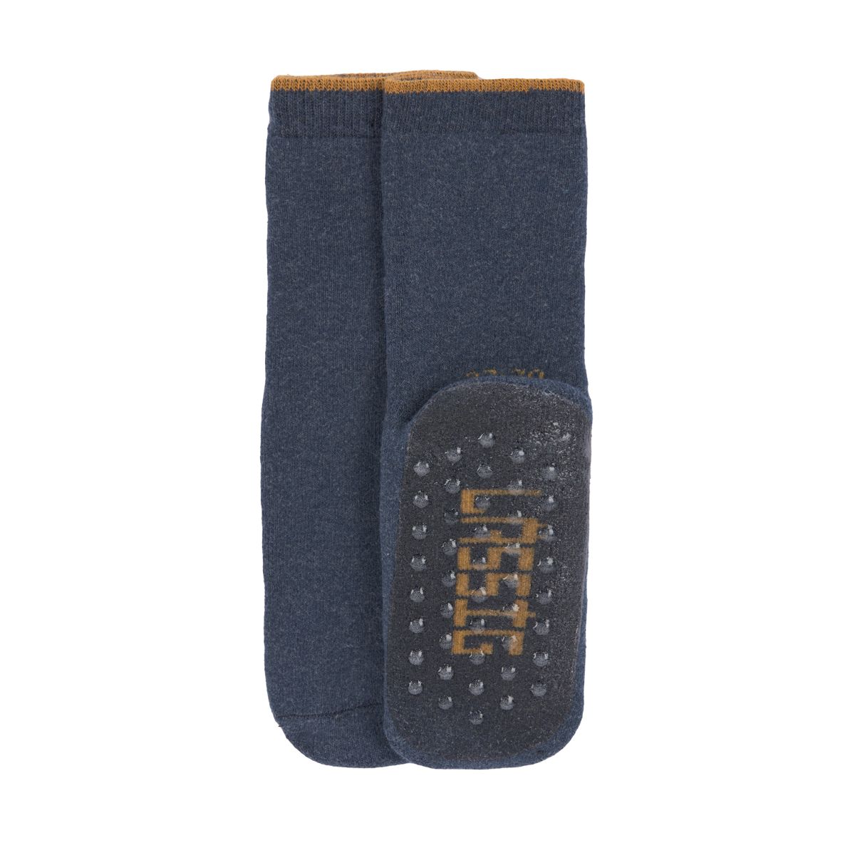 Kinder Antirutsch-Socken blau-grau - Gr. 19-22