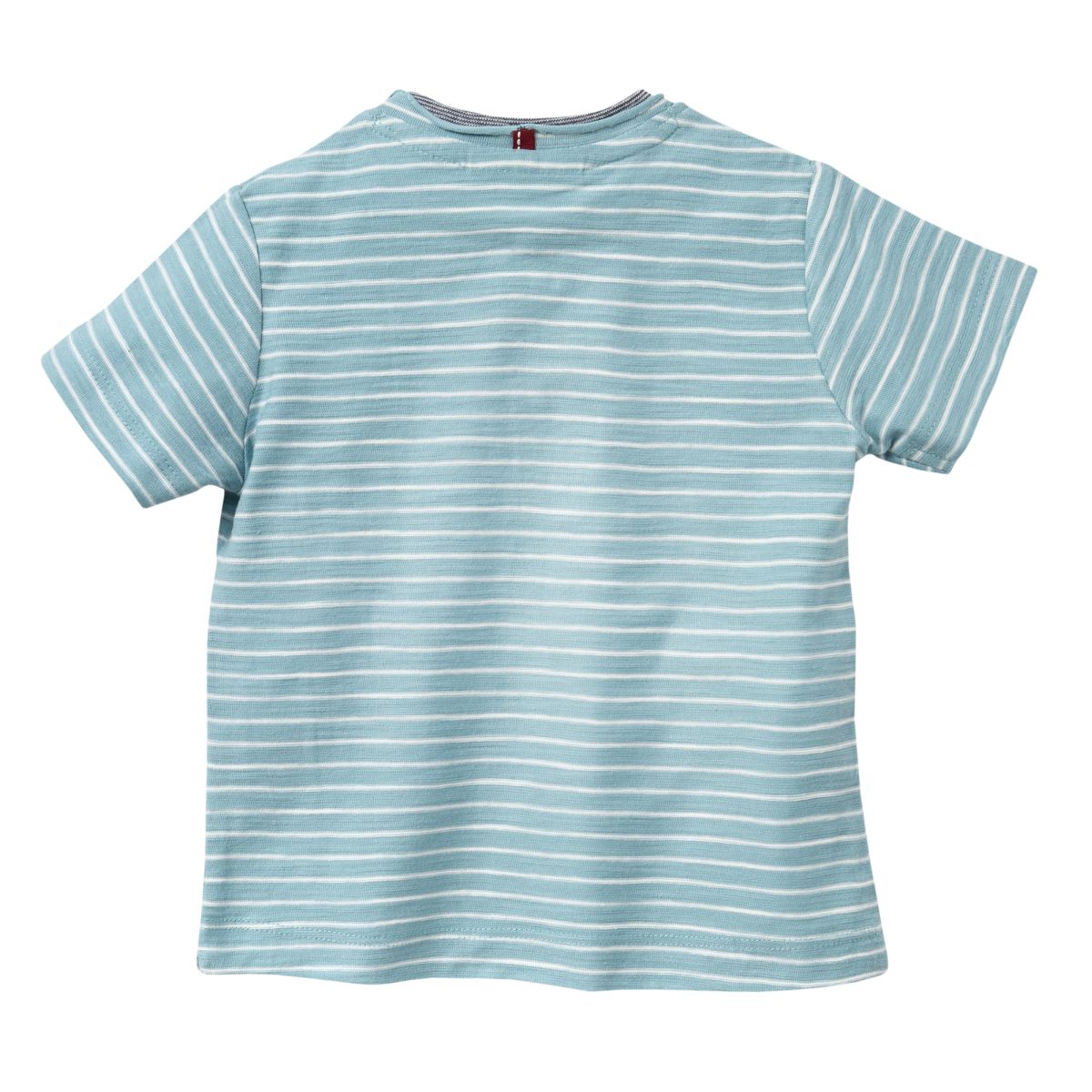 T-Shirt türkis geringelt - 62-68