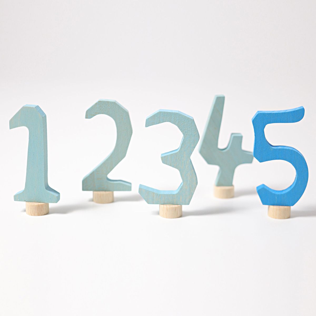 Grimm`s Zahlenstecker-Set Blau 1-5