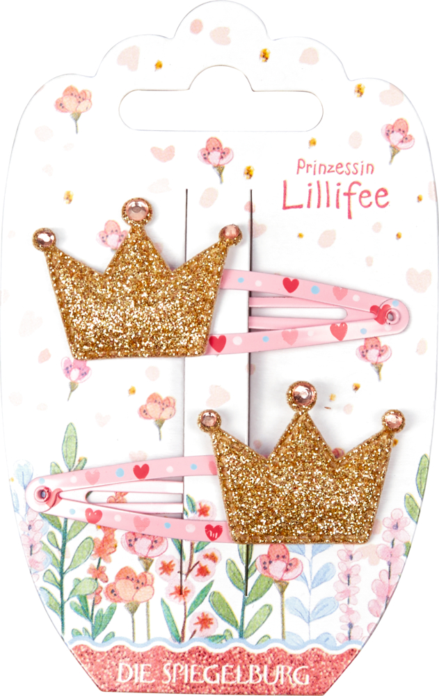 Krönchen-Haarclips Prinzessin Lillifee (1 Paar sortiert)