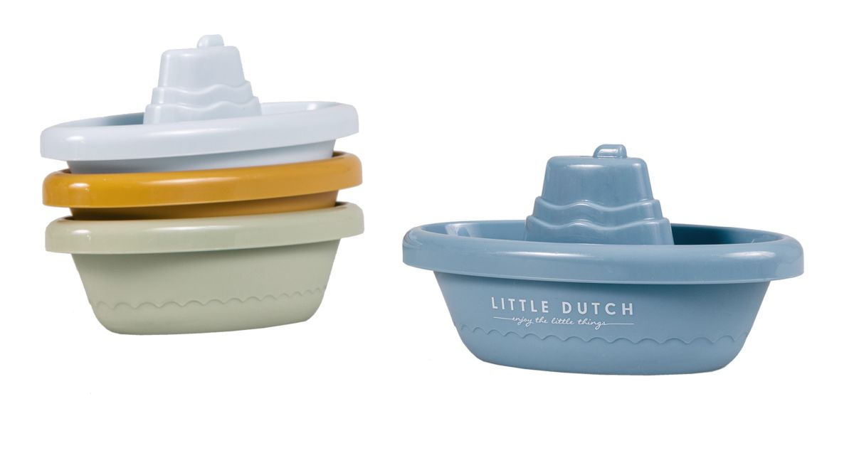 Bade-Boote blau (4er Set) - Little Dutch
