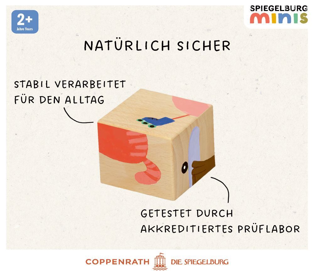 Würfelpuzzle Bauernhof - Spiegelburg minis