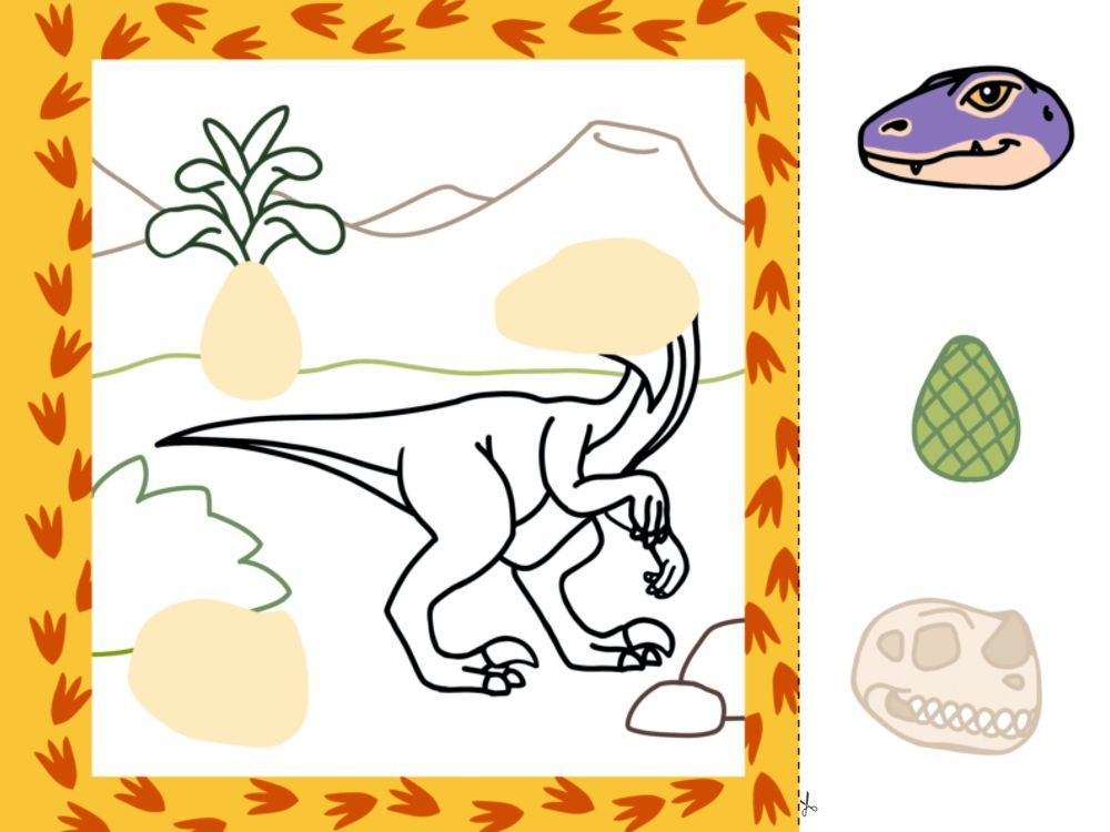 Mein 1.Dino-Bastelbuch: Schneiden, kleben, malen (Mini-Künstler)