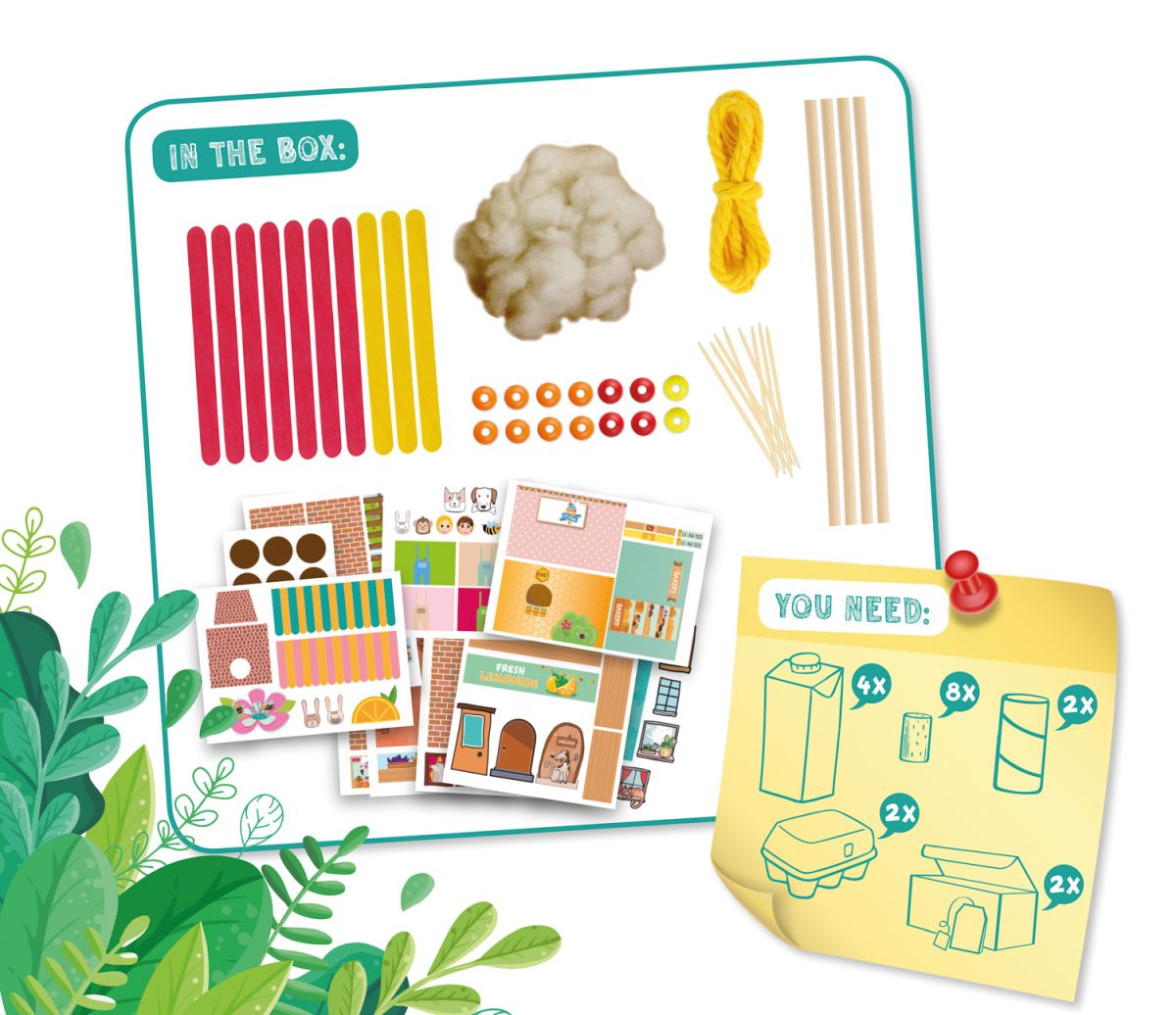 LENA Eco DIY Upcycling Village