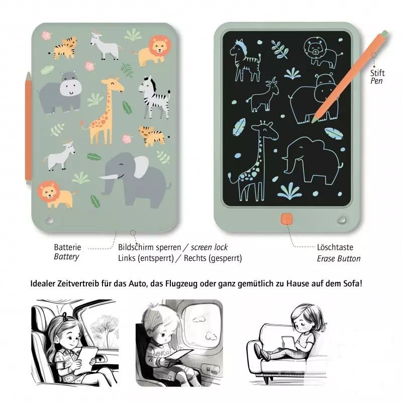 Safari-Pad, LCD Zaubermaltafel für Kinder - Lutz Mauder Verlag