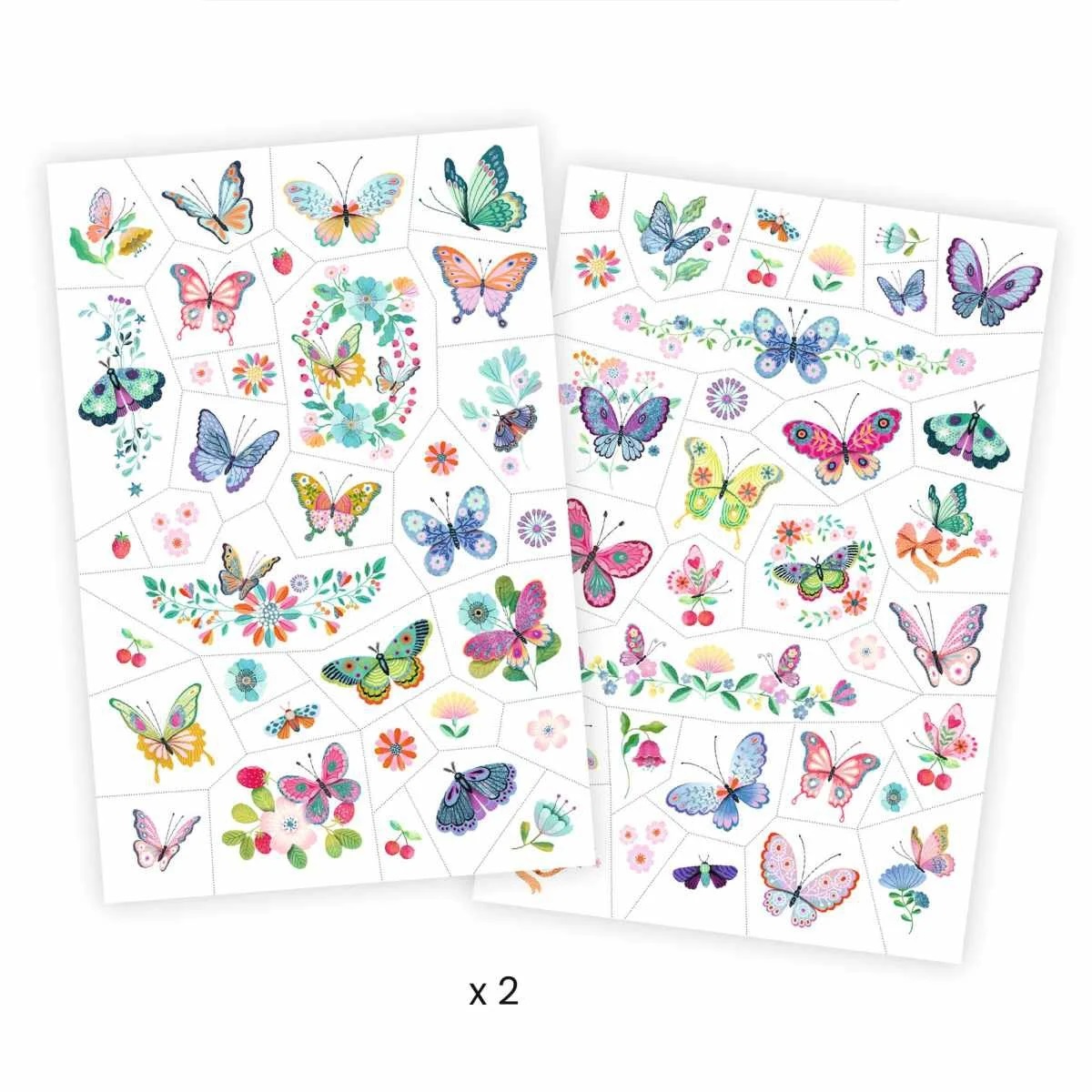 Tattoos Schmetterlinge - DJECO