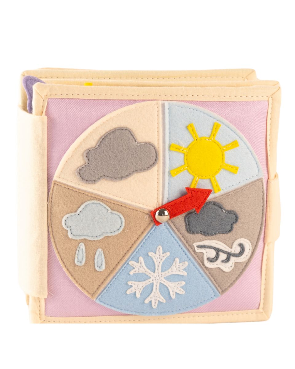 Mini Quiet Book Schneeflocke bis Sonnenschein – Was zieh ich an? (ab 2 Jahre) - Jolly Designs