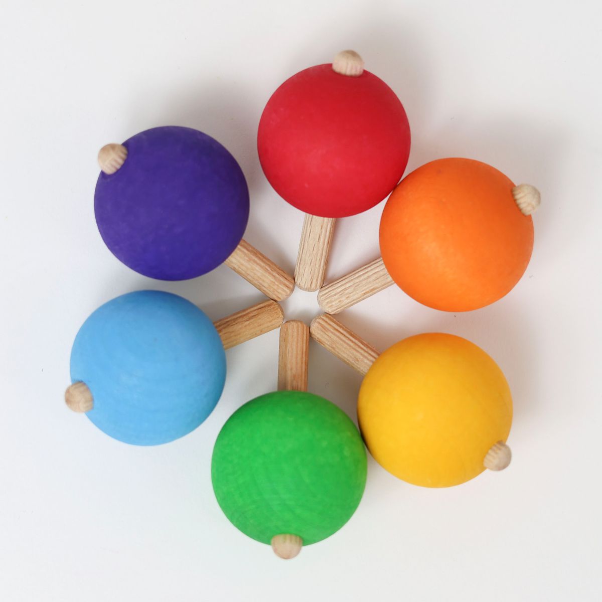 Grimm`s Regenbogen Kreisel (6 Stück)