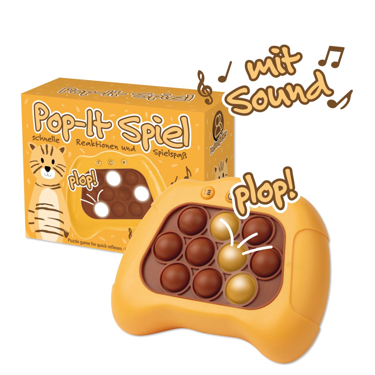 Pop It Puzzle Game Tiger - Lutz Mauder Verlag