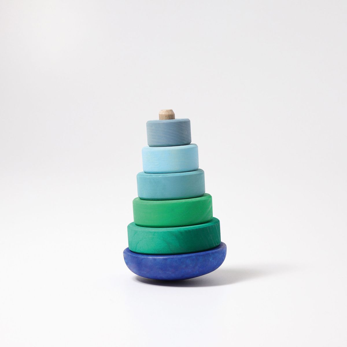 Grimm`s Stehauf Scheibentürmchen Blau 13cm 11012